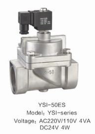 Mini Low Power Solenoid Valve , Stainless Steel Electric Water Valve No Noise