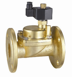 Brass Flange Two Way Piston Steam Solenoid Valve Normally Open PS Series
