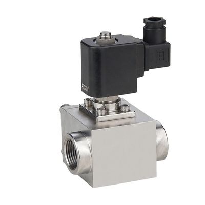 SS304 High Pressure Solenoid Valve with Nass Coil 1.6MPA G1/4"~1" Port and 3 Years Warranty
